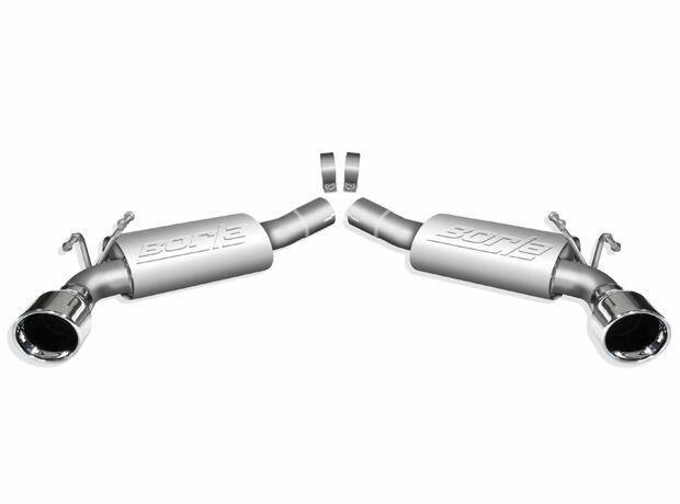 Borla Axle-Back Exhaust System - S-Type - Stainless Steel Tips (2010-2013 Camaro) - 11774