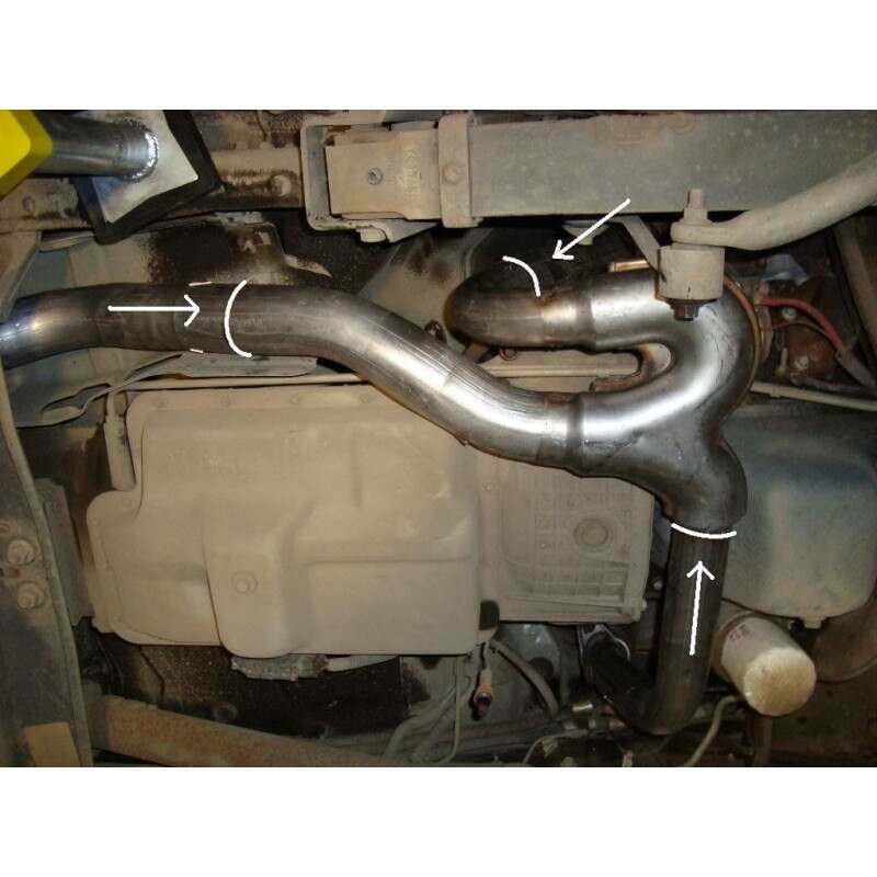 SPD Exhaust Y-Pipe (1999-2000 Superduty / Excursion) - SU9900AL
