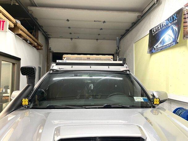 KR Off-Road Ditch Light (A-Pillar) Brackets (2016+ Toyota Tacoma) - 55-1001