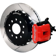 Wilwood 94-04 Mustang Combination Parking Brake and Caliper 13" Rear Brake Kit (Slotted - Red)