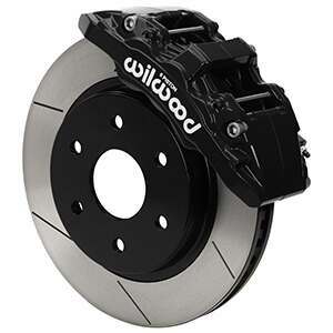 Wilwood Aero6-DM Front Brake Kit - Slotted - Black (2021+ Raptor) - 140-17000