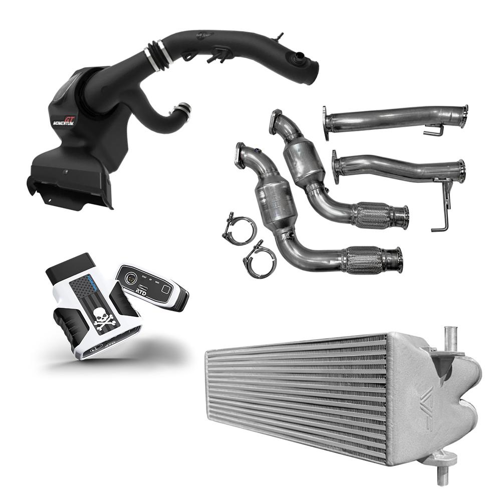 Stage 3 Power Pack - Intake, Intercooler, Downpipes and Lethal Performance RTD4 with Custom Tune (2022-2025 Bronco Raptor 3.0L)