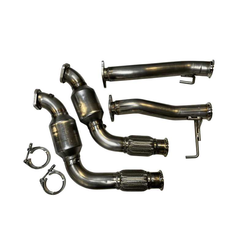 SPD Performance 304SS Downpipes (2022-2023 Ford Bronco Raptor 3.0L) - DP30BR23SS