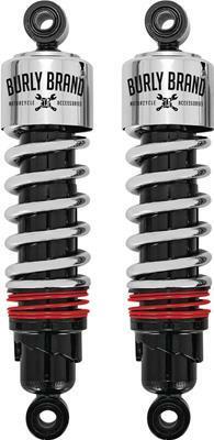 Burly Brand Slammer Plus Shocks Chrome - B28-1204