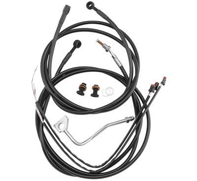 Burly Brand Black Cable Kits For Baggers Black - B30-1276