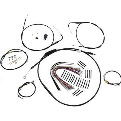 Burly Brand Black Cable Kits For Baggers Black - B30-1291