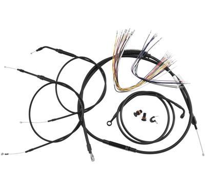 Burly Brand Black Cable Kits For Baggers Black - B30-1295