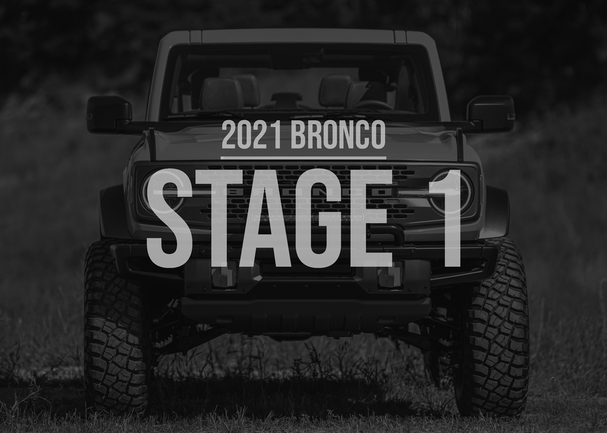 RPG Off-Road Stage 1 Suspension Kit (2021-2025 Bronco) - BRAASTG1