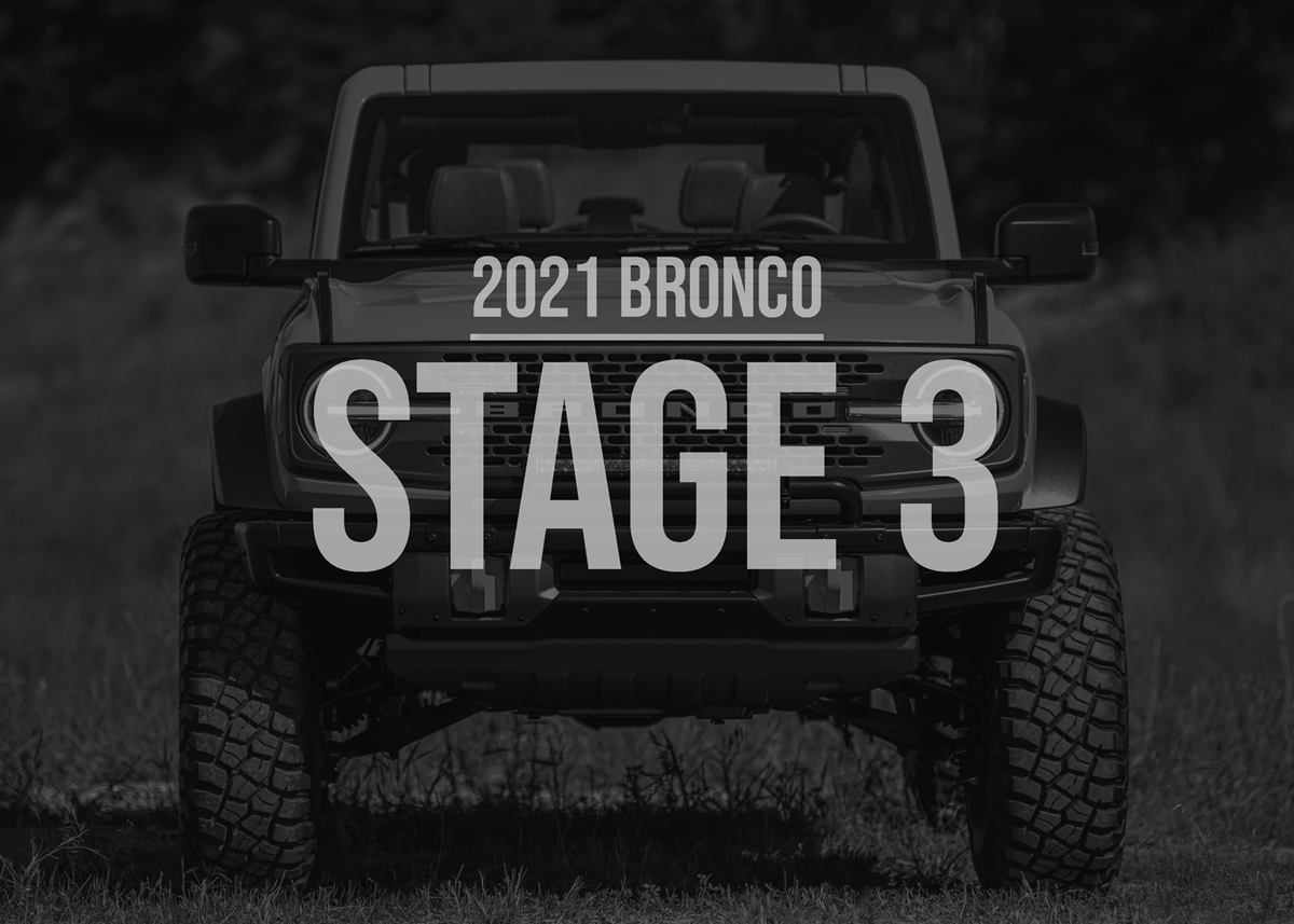 RPG Off-Road Stage 3 Suspension Kit (2021-2025 Bronco 4-Door) - BRAA4DSTG3