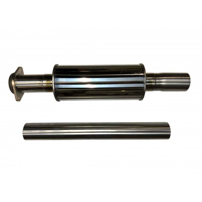SPD True 3" 304 Stainless Performance Stage 2 Resonated Pipe - Extended Length (2011-2020 F-150) - BRP86SS