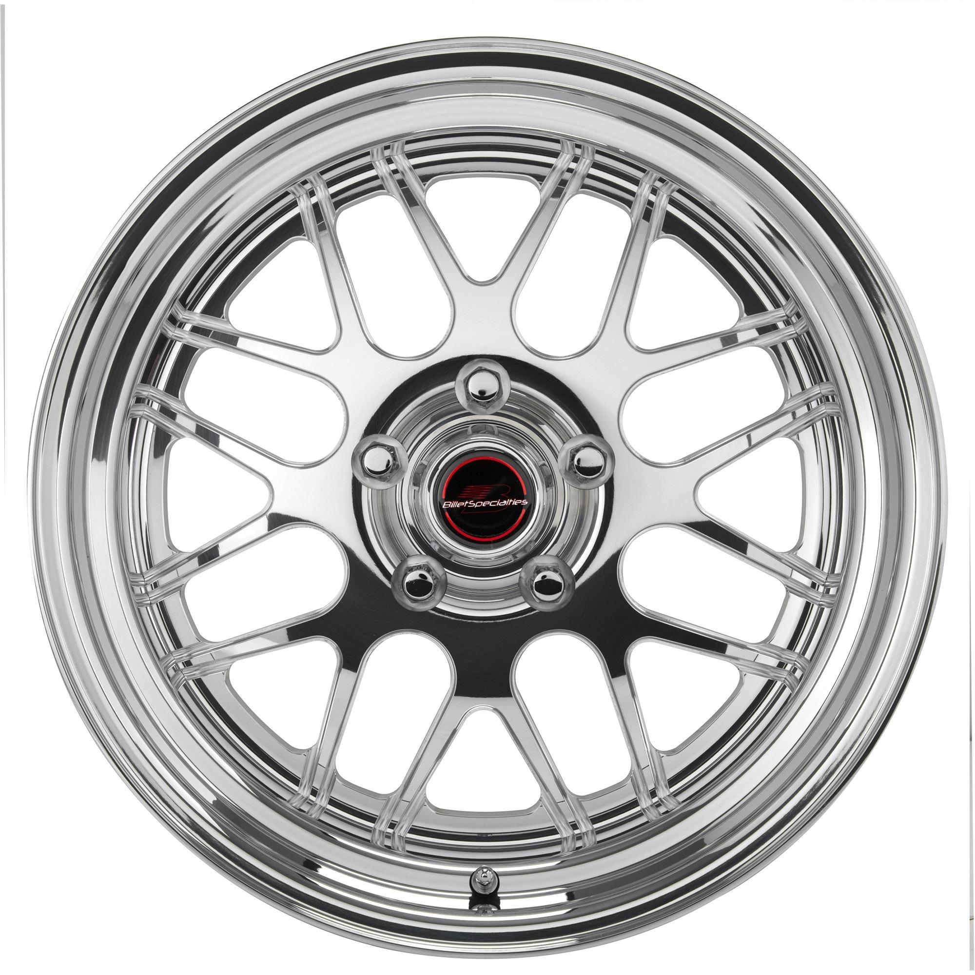 Billet Specialties TURBO 15X10 5.5" BS 73 BP N American Muscle Series Wheel - AMC605107355N
