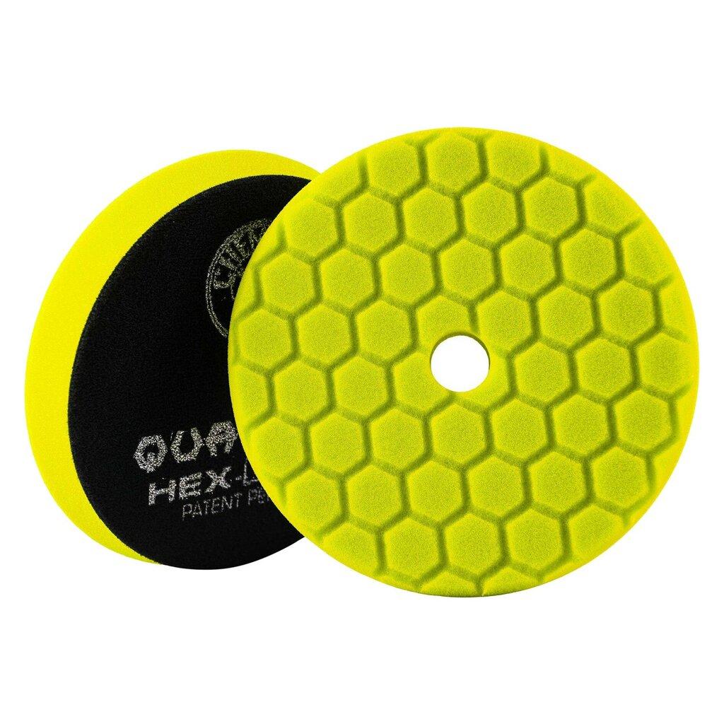 Chemical Guys Hex-Logic Quantum Heavy Cutting Pad Yellow (6.5 Inch) - BUFX111HEX6