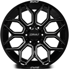 Built Off-Road BTO-4 Wheel - 20x10, 5x127-5x139, Gloss Black Milled - 201010H-19BT04BM