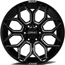 Built Off-Road BTO-4 Wheel - 20x10, 5x127-5x139, Gloss Black Milled - 201010H-19BT04BM