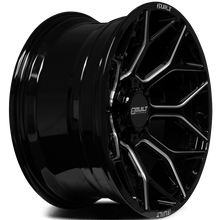 Built Off-Road BTO-4 Wheel - 20x10, 5x127-5x139, Gloss Black Milled - 201010H-19BT04BM