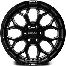 Built Off-Road BTO-1 Wheel - 20x9, 8x165, Gloss Black Milled - 2098165-0BT01BM