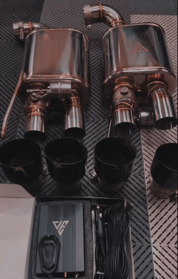 Valved Exhausts Valved Axle Back Exhaust System - Stainless Steel (2015-2022 Mustang GT) - MUSTS550AXSS