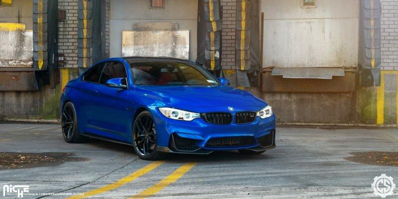 Niche M203 Vosso Wheel, 18X8 in Matte Black with 5X4.5 Bolt Pattern and 30 Offset - M203188065+30