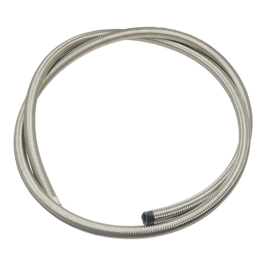 DeatschWerks 8AN Stainless Steel Double Braided PTFE Hose, 6 Feet - 6-02-0862-6