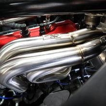 AFE Twisted Steel 1-7/8 IN to 2-3/4 IN 304 Stainless Headers w/ Titanium Coat Finish (Chevrolet Corvette (C8) 20-25 V8-6.2L) - 48-34148-T