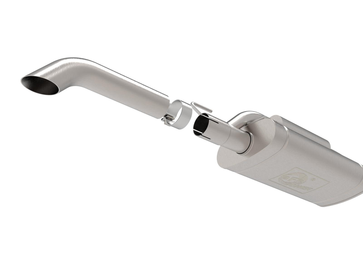 AFE ROCK BASHER 2-1/2 IN 409 Stainless Steel Cat-Back Hi-Tuck Exhaust System (2022-2026 Frontier) - 49-46141