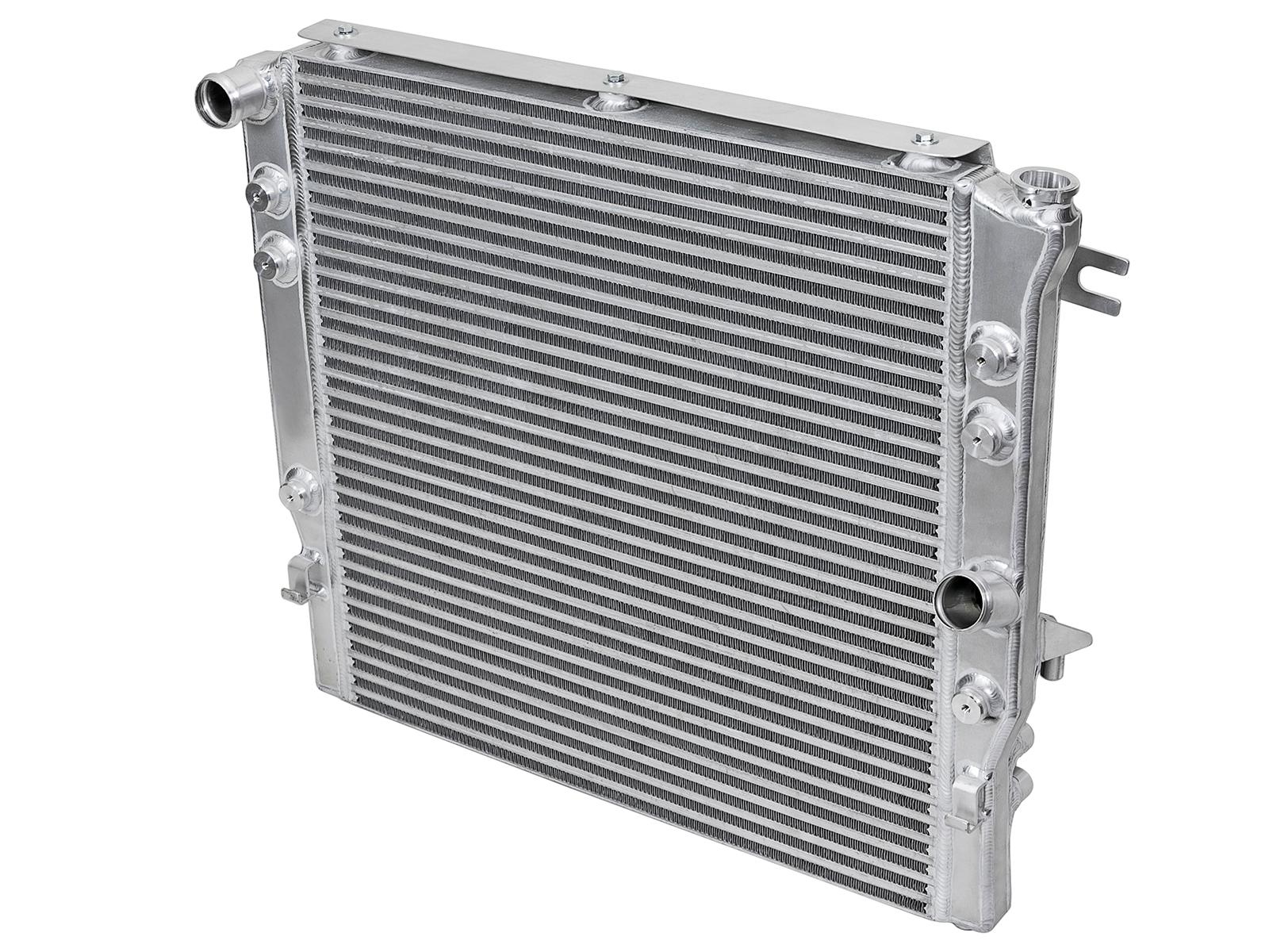 AFE BladeRunner GT Series Bar and Plate Radiator w/ Hoses (2007-2011 Wrangler) - 46-50002-B