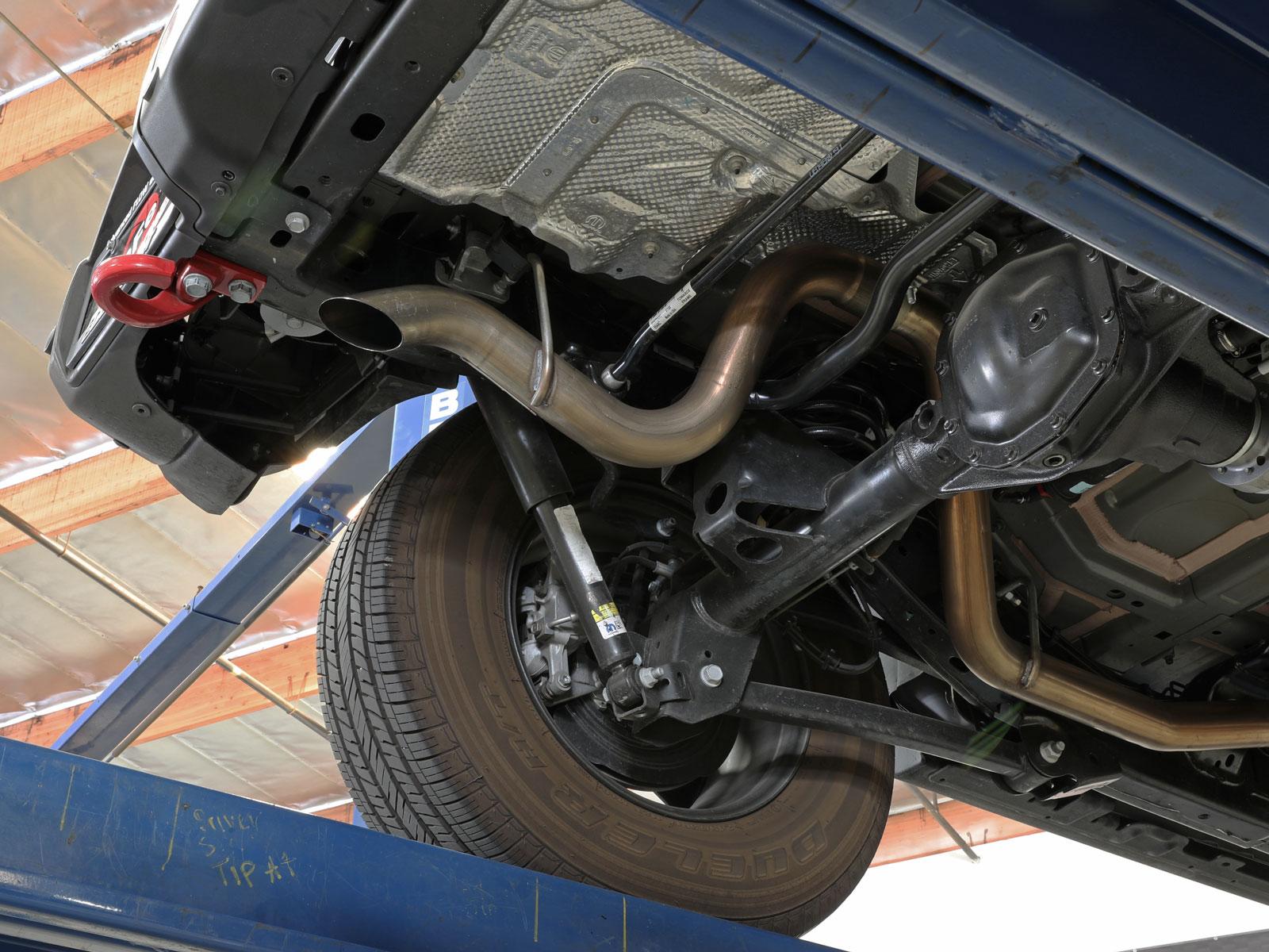AFE Axle-Back Exhaust System (2018-2020 Jeep Wrangler L4-2.0L(t) / V6-3.6L) - 49-48070-1