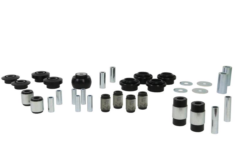 Whiteline Performance Essential Vehicle Kit Essential Front And Rear Vehicle Kit Contains W52991, W52988, W83389, W52992, And Kdt911 Whiteline (2003-2009 350Z, G35) - WEK003