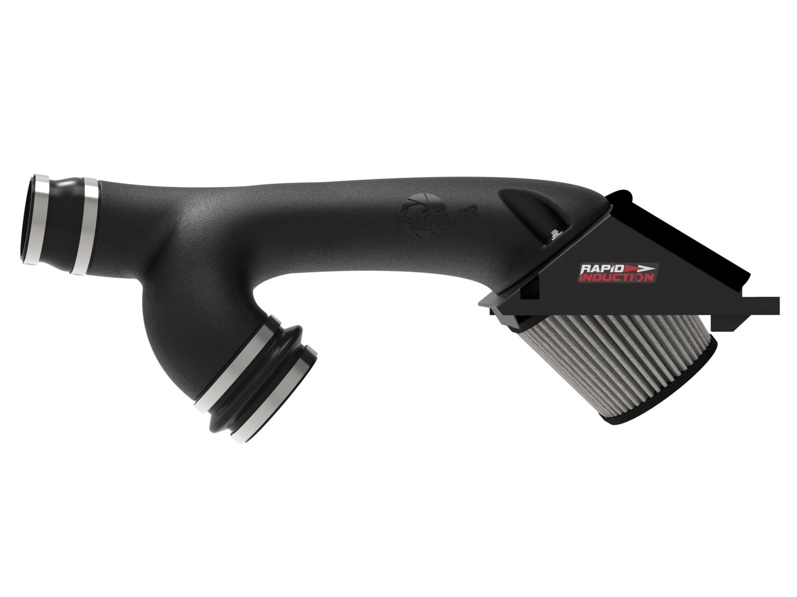 AFE Rapid Induction Cold Air Intake System w/ Pro DRY S Filter (2021-2025 Ford F-150 V6-3.5L (tt)) - 52-10010D