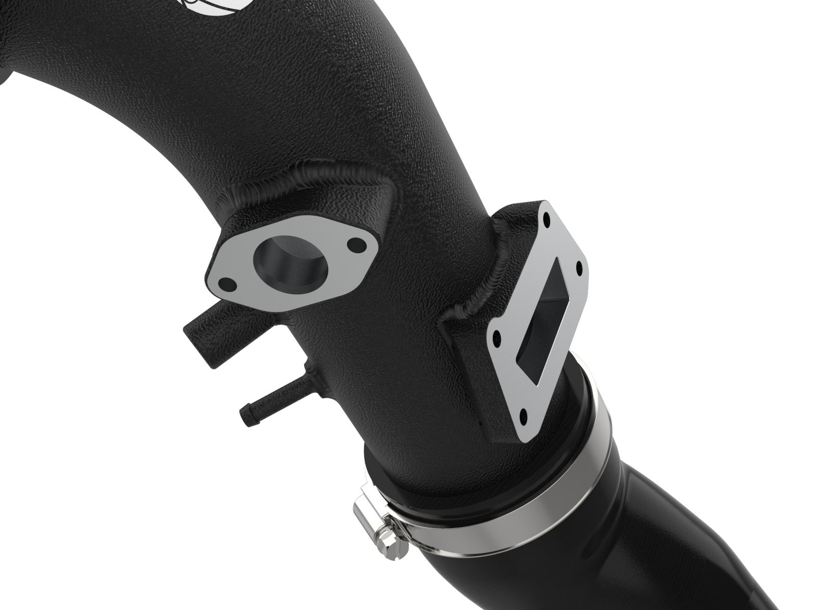 AFE BladeRunner 2-3/4 IN Aluminum Cold Charge Pipe Black Hyundai Veloster N 19-22 L4-2.0L (t) - 46-20649-B