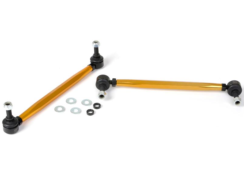 Whiteline Performance Front Sway Bar Link Adjustable Extra Heavy Duty Suits AWD models With Ccontrol Arm Link Mount 00-11 Audi Whiteline (2000-2020 TT Quattro, TT, A3 Quattro, A3, Passat, Jetta, GTI, Rabbit, Eos, Golf, S3, R32, Tiguan, CC, TTS Quattro, Pa