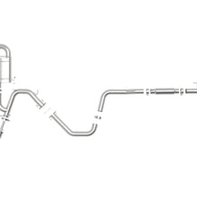 AFE Takeda-ST 3 IN 304 Stainless Steel Cat-Back Exhaust System w/ Black Tips (Hyundai Veloster N 19-20 L4-2.0L (t)) - 49-37010-B