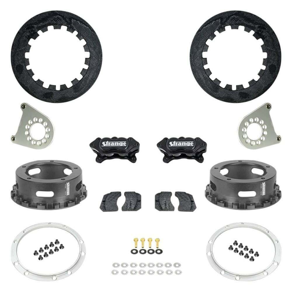 Strange Engineering Pro carbon brake kit for Pre 2012 Strange 4 3/4" & 5" B.C. floater kit - C1209WC
