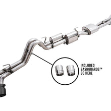AWE 0FG Exhaust w/ Bashgaurd - Dual Diamond Black Tips (2016-2023 Tacoma 3.5L) - 3015-33826