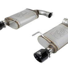 AFE 49-43105-B 2015-2017 Mustang GT 5.0L MACH Force-Xp 2-1/2" 409 Stainless Steel Axle-Back Exhaust System (Black Tips)