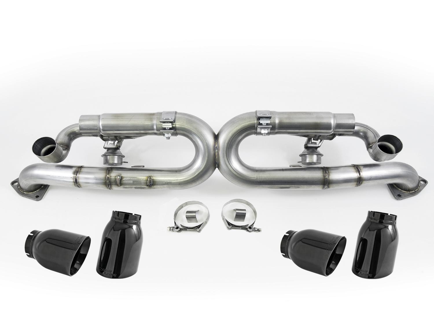 AWE SwitchPath™ Exhaust for Porsche 991 - PSE cars - Diamond Black Tips - 3025-43012