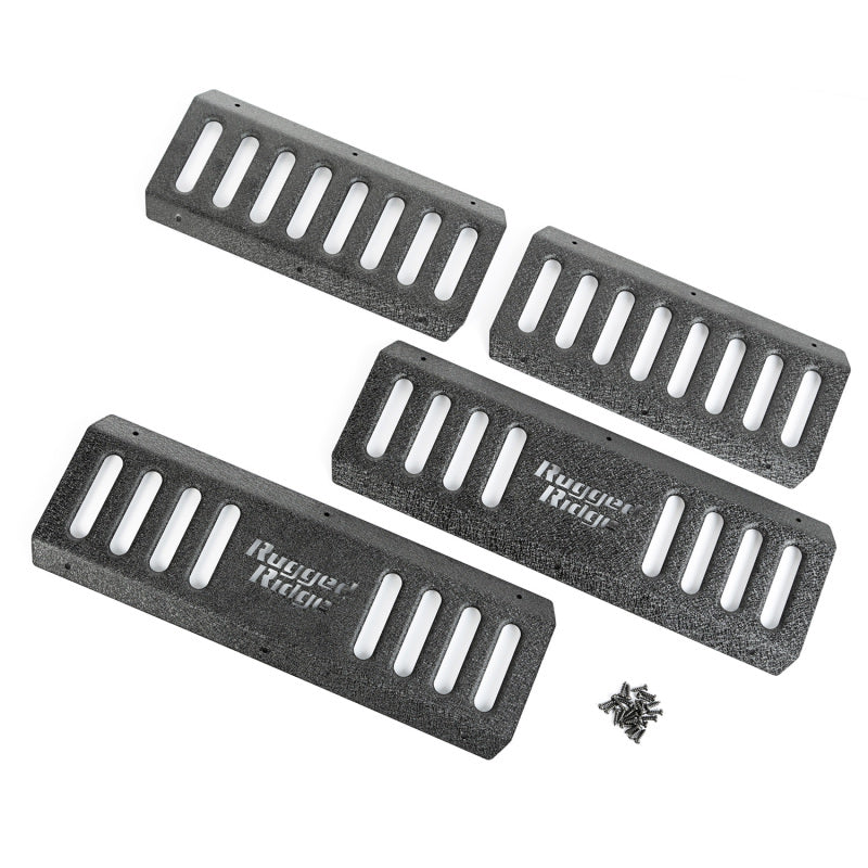 Rugged Ridge Rrc Side Armor Guard Plate Kit; 07-18 Jeep Wrangler Jku - 11504.25
