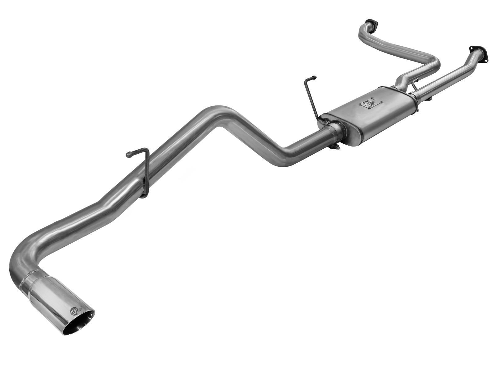 AFE MACH Force-Xp 2-1/2 IN to 3 IN 409 Stainless Steel Cat-Back Exhaust System (2005-2019 Frontier) - 49-46101-1