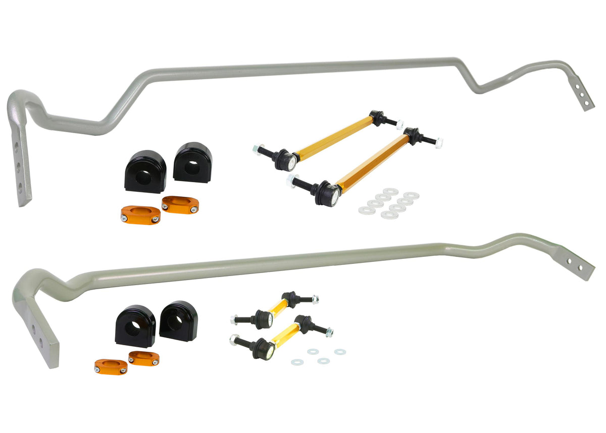 Whiteline Performance Front (24mm) & Rear (18mm) Swaybar Kit, fits Toyota Supra 20+ - BTK009
