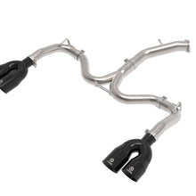 AFE Takeda 3 IN to 2-1/2 IN 304 Stainless Steel Axle-Back Exhaust w/ Black Tips (2022-2024 Forte GT) - 49-37039-B