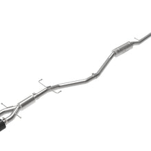AFE Takeda 2-1/2 IN 304 Stainless Steel Cat-Back Exhaust System w/ Carbon Fiber Tip (Honda Civic Si Sedan 17-20 L4-1.5L (t)) - 49-36619-C