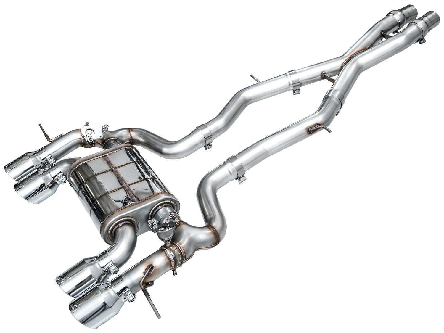 AWE SwitchPath™ Exhaust for BMW G87 M2 - Chrome Silver Tips - 3025-42487