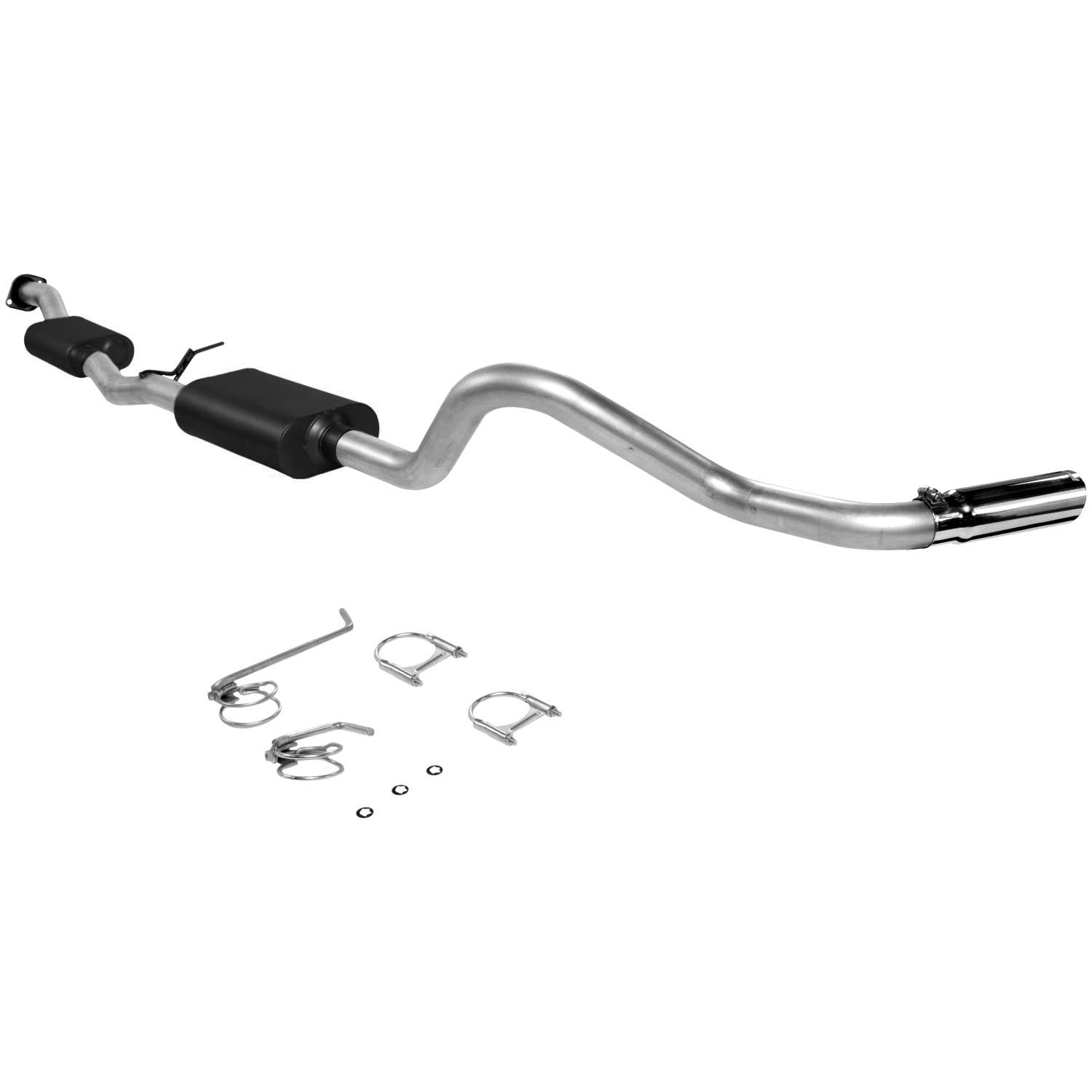 Flowmaster Cat-back System - Single Side Exit - Force II - Mild Sound