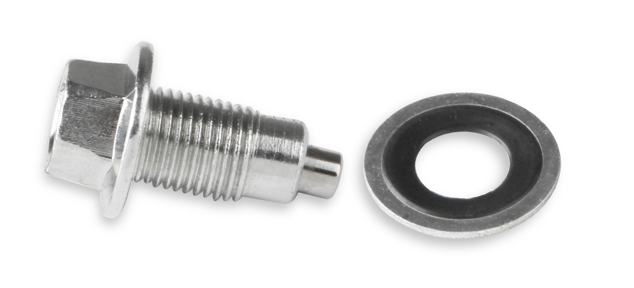 Mr. Gasket Chrome Oil Pan Plug.  - 15