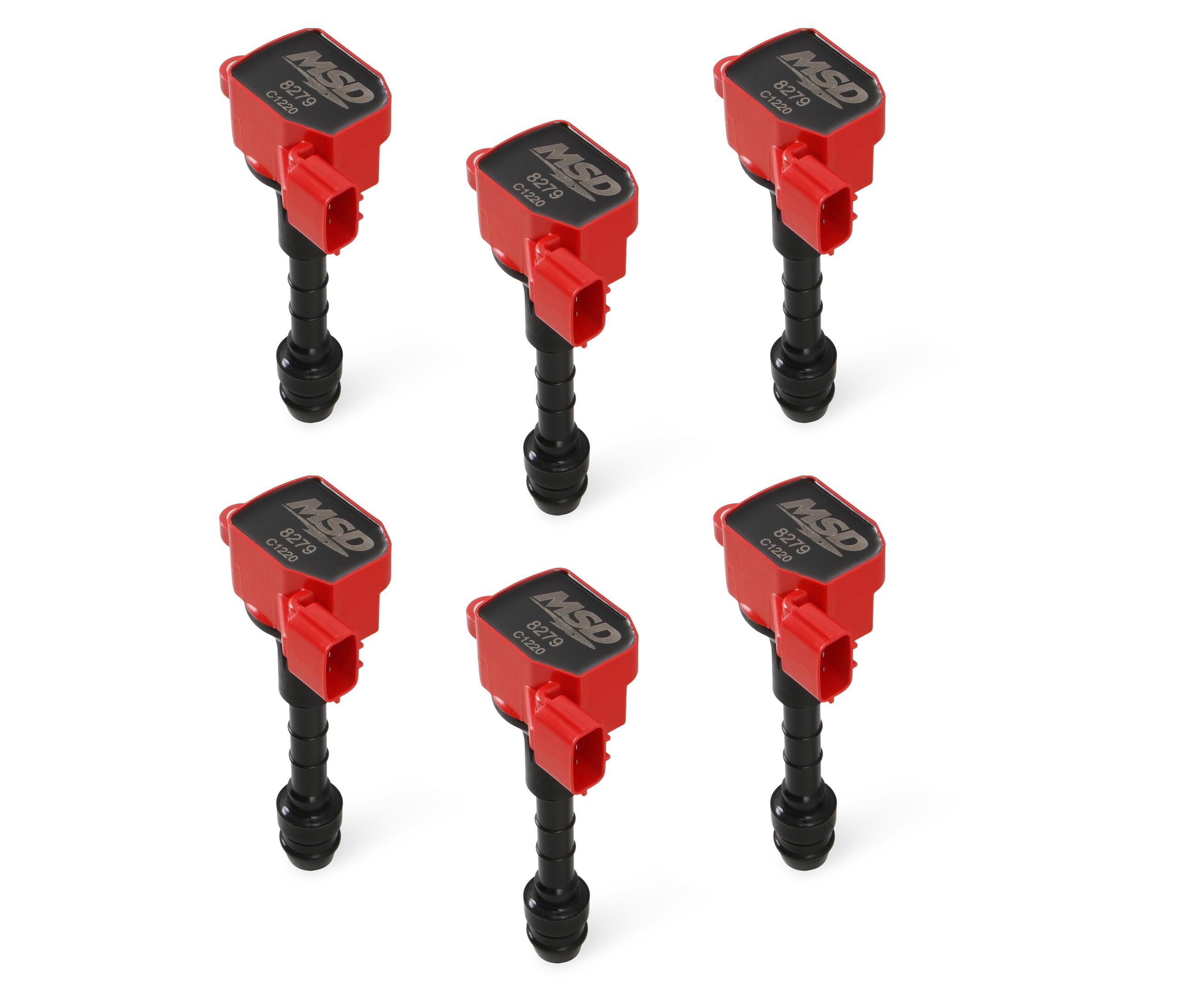 MSD Blaster Direct Ignition Coil Set (2003-2008 350Z, Altima, G35, I35, Maxima, Murano, Pathfinder, QX4, FX35, Quest, M35, EX35) - 82796