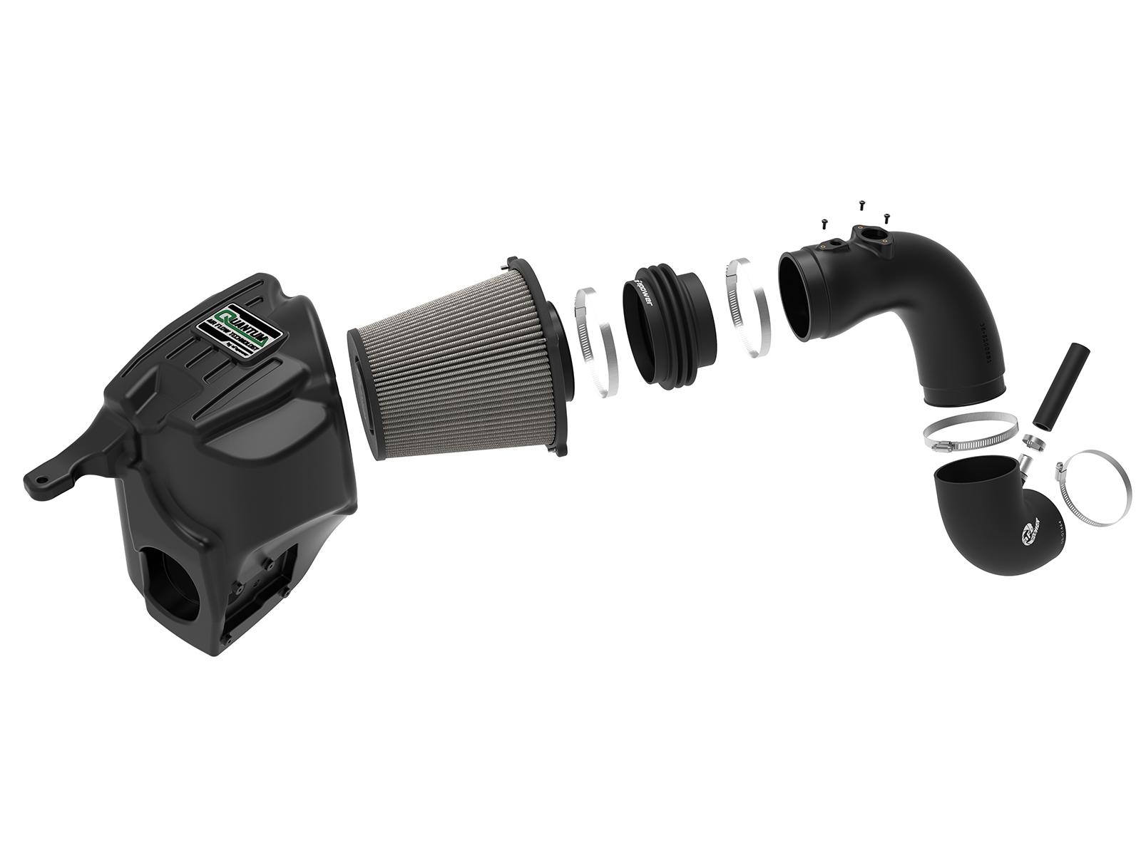 AFE QUANTUM Cold Air Intake System w/ Pro DRY S Media (2013-2018 2500, 3500, 4500, 5500) - 53-10002D