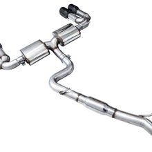 AWE Touring Edition Exhaust for Audi 8Y S3 - Diamond Black Tips - 3015-43897