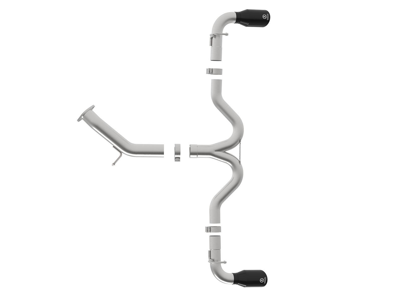 AFE Cat-Back Exhaust System (2018-2019 Hyundai Elantra L4-1.6L (t)) - 49-37002-1B