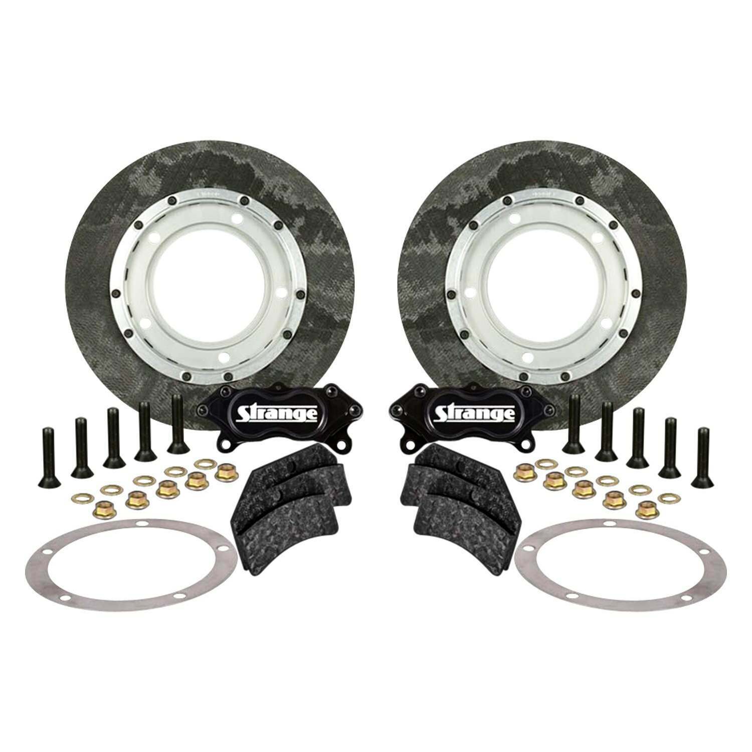 Strange Engineering 11.5" carbon brake kit for Chrisman L/A (hubs must be modified) - C3000WC
