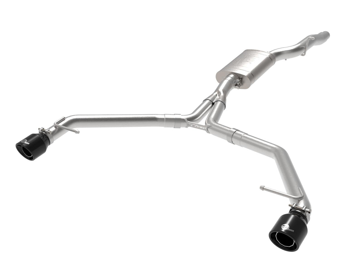 AFE MACH Force-Xp Axle-Back Exhaust System w/ Black Tip (2013-2016 allroad) - 49-36437-B